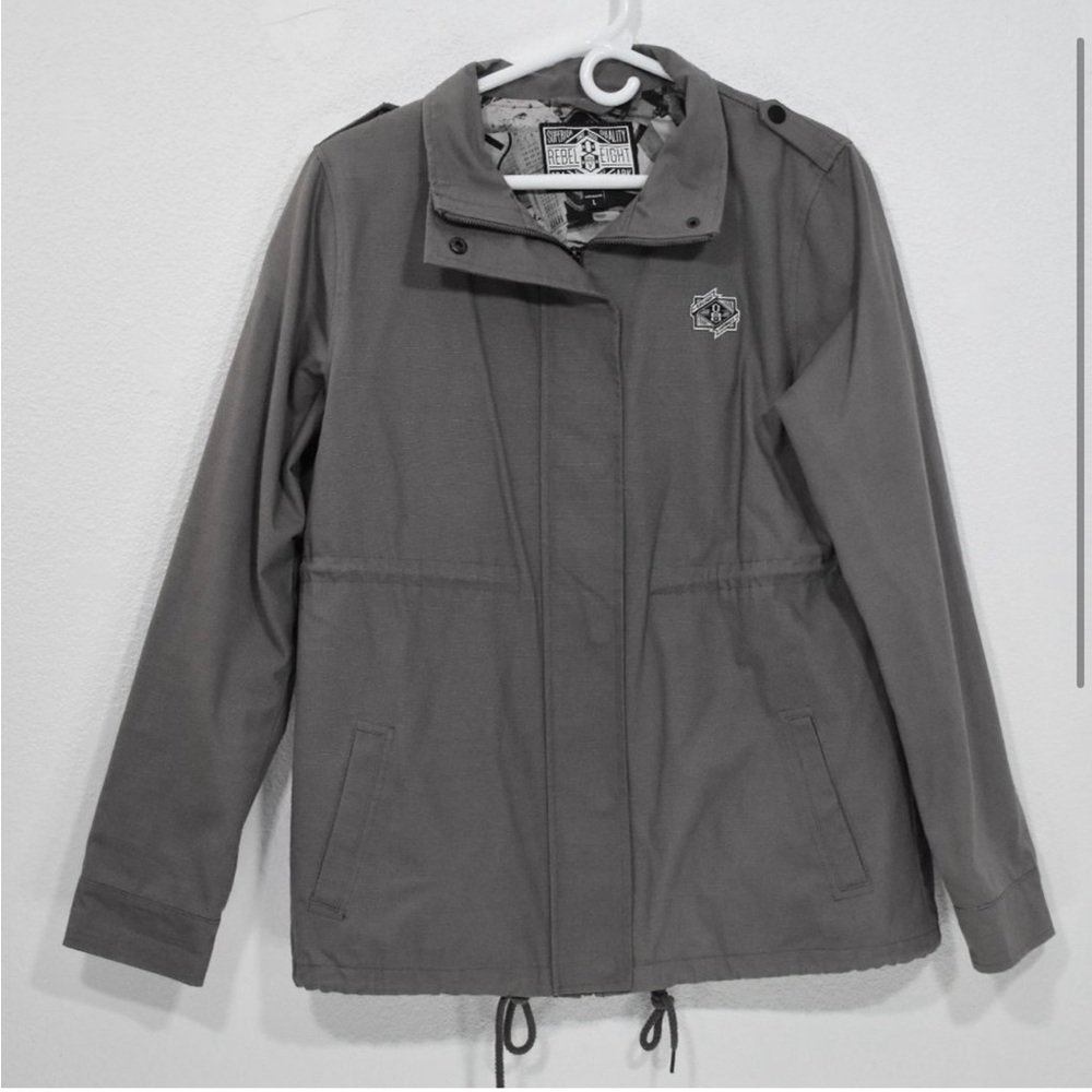 Rebel Eight Jacket Size Large Excellent Condition no holes or stains